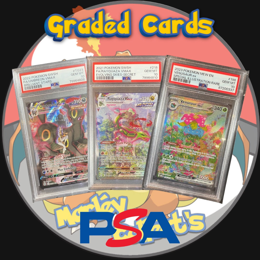 graded pokemon cards uk One Random PSA and Authenticated Encased Card (Perfect for Display) Toys & Games Graded Pokmon Cards & Collectibles