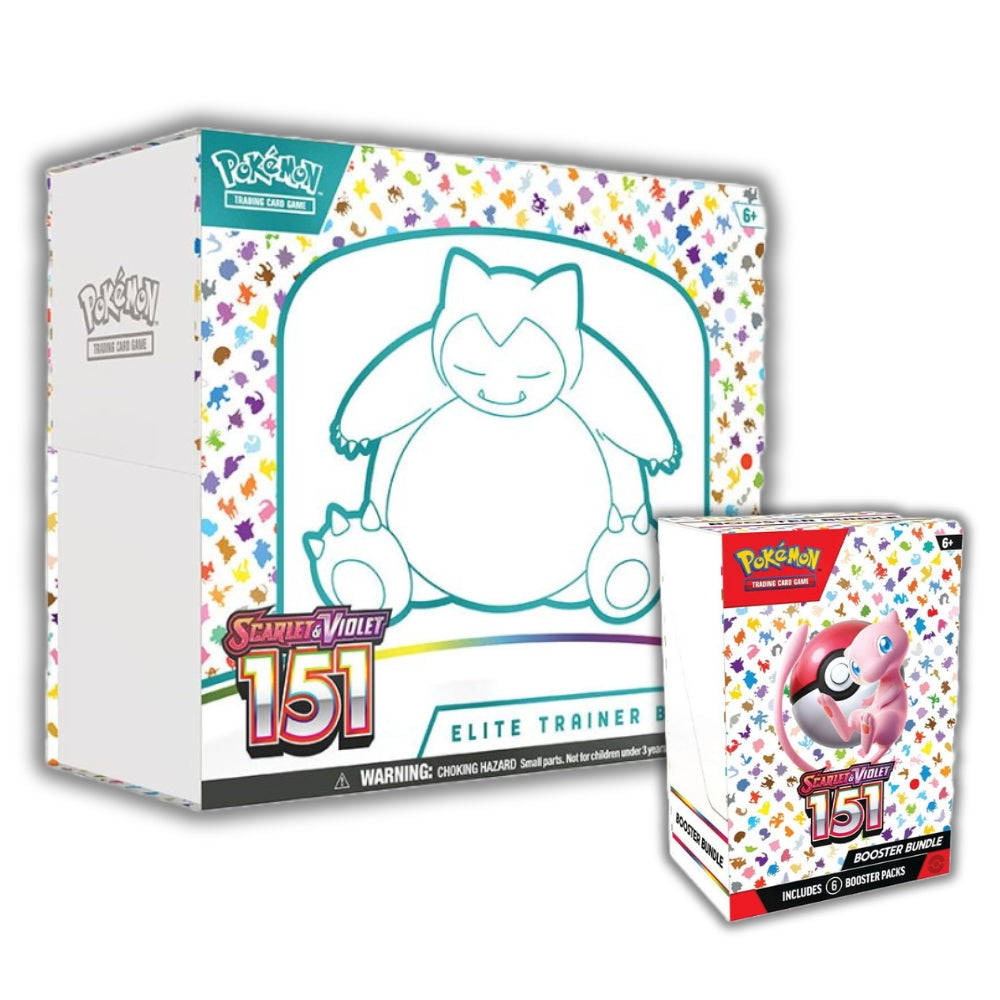 Pokemon TCG - Scarlet & Violet 151 Elite Trainer Box & Booster Bundle Marley Collect's Ltd Pokemon TCG - Scarlet & Violet 151 Elite Trainer Box & Booster Bundle Marley Collect's Ltd