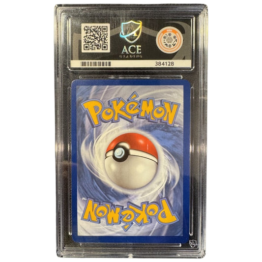 Blaziken VMAX 201/198 ACE 10 Pokémon Chilling Reign graded slab rear.