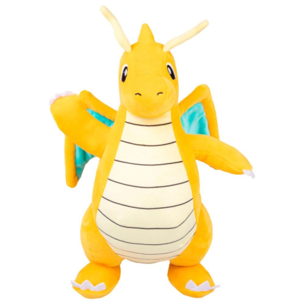 Official Pokemon Dragonite 30cm soft plush toy.