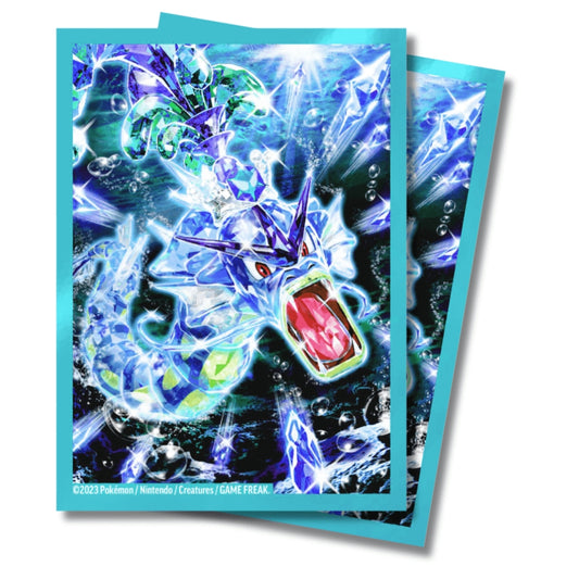 Gyarados themed sleeves from the Sealed Gyarados ex Premium Collection box.