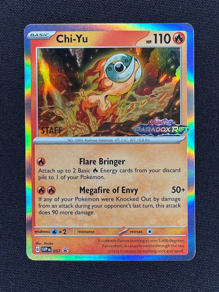 Tariff Ring Promo 1枚 Chi-Yu SVP 057 Staff Stamp – Pokémon Paradox Rift | Marley