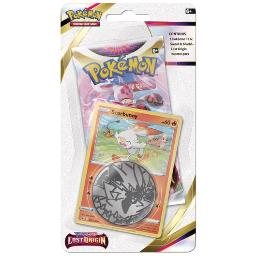 Pokemon Lost Origin Checklane Blister Scorbunny Promo.