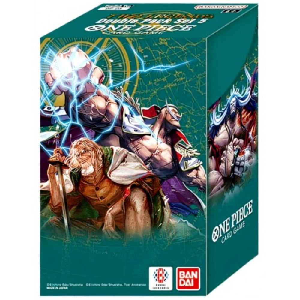 One Piece TCG DP-05 Two Legends Double Pack Set featuring exclusive DON!! card.