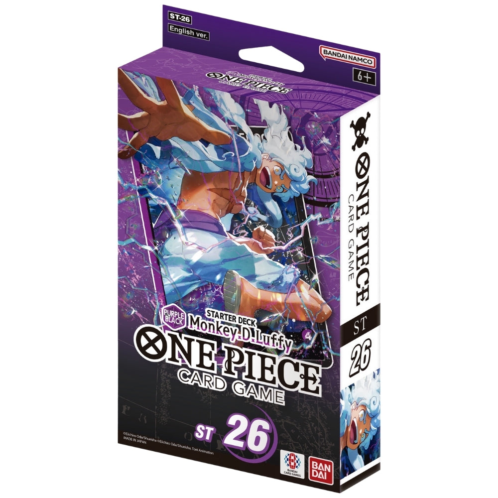 Box art of One Piece Card Game ST‑26 Monkey D. Luffy Starter Deck (English).