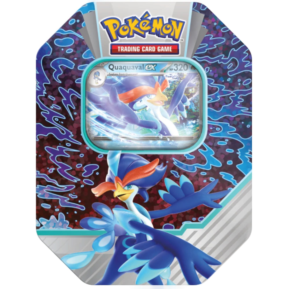Pokémon TCG Paldea Partners Tin featuring Quaquaval ex.