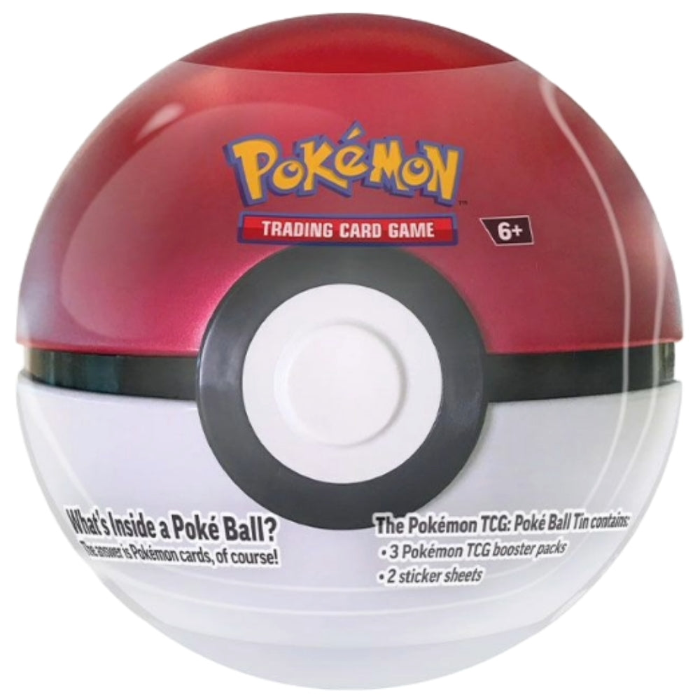 Front view of The Pokemon Trading Card Game Series 9 Poke Ball Tin.