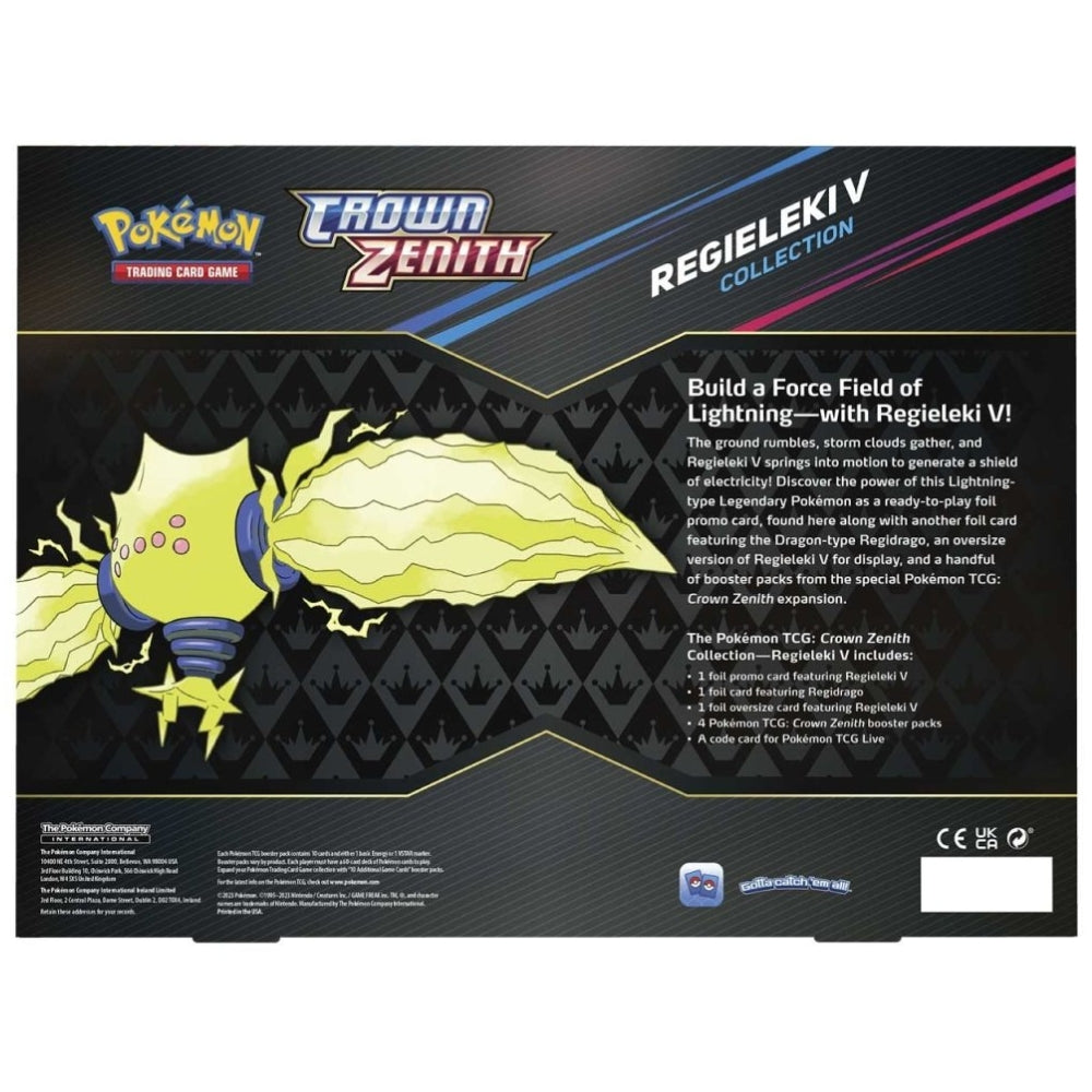 Pokemon TCG Sword & Shield Crown Zenith - Regieleki V Collection