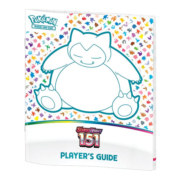 Front view of the Pokemon Trading Card Game Scarlet and Violet 151 Elite Trainer Box game guide.