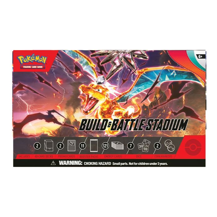 Pokemon TCG Scarlet & Violet - Obsidian Flames Build & Battle Stadium