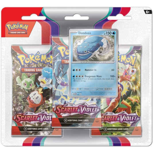 Pokemon TCG Scarlet & Violet Base Set Triple Blister Arcanine or Dondozo