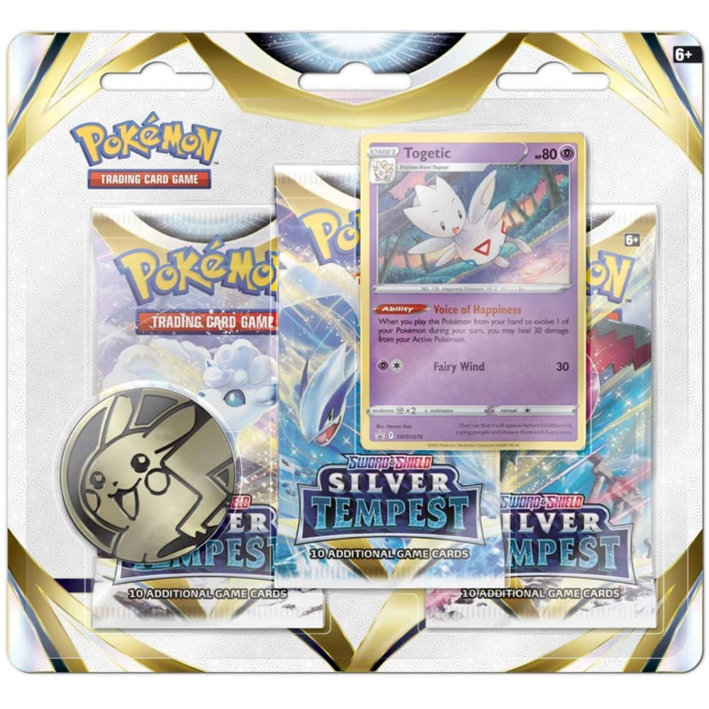 Pokemon TCG Sword & Shield Silver Tempest Triple Blister Manaphy or Togetic