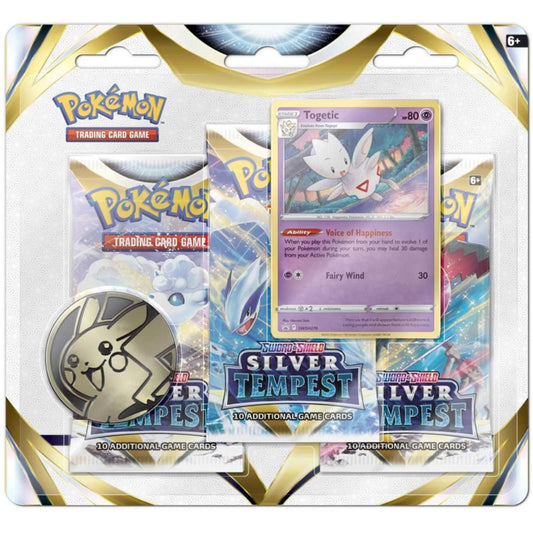 Pokemon TCG Sword & Shield Silver Tempest Triple Blister Manaphy or Togetic