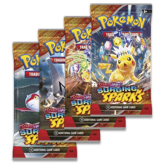Booster pack artwork featuring Pikachu ex and Dragon-type Pokémon.