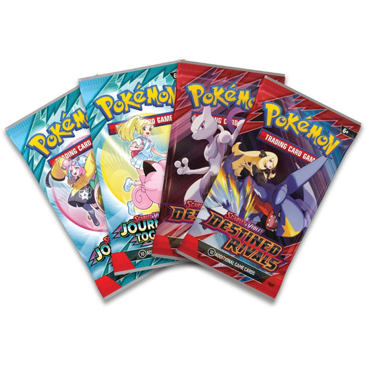 PokémonDestined Rivals and Journey Together booster packs.