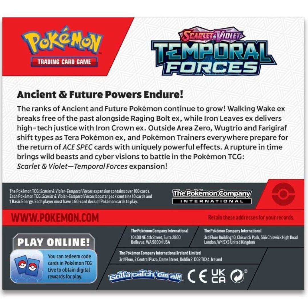 Temporal Forces Booster Box - Pokemon TCG Scarlet & Violet