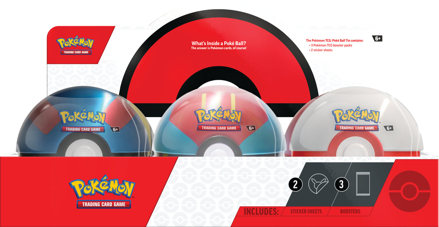Pokemon Trading Card Game Series 9 Poke Ball display case.