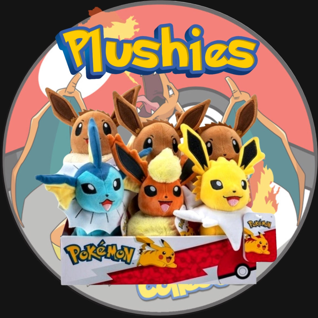 Pokemon Plushies with marley collects logo in background.