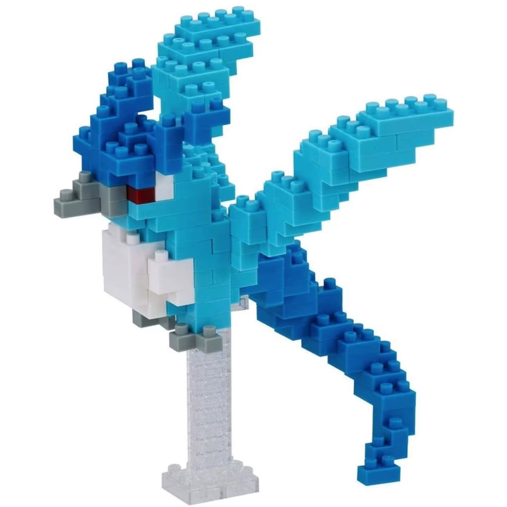 Articuno Nanoblock Pokémon building set assembled figure.