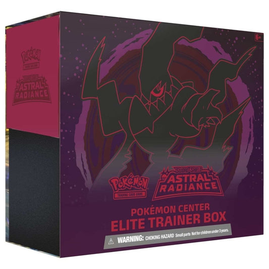 Pokémon Center Astral Radiance Elite Trainer Box sealed product.