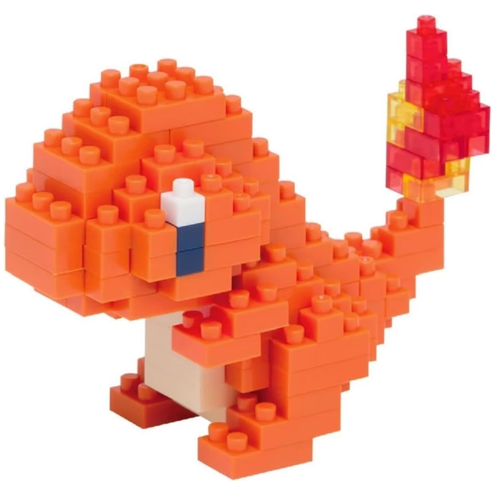Charmander Nanoblock Pokémon building set assembled figure.