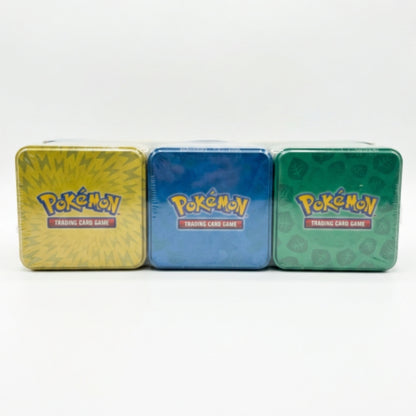 Pokémon Costco Exclusive 2023 Stacking Tin Bundle sealed top.