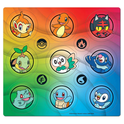 Pokémon TCG First Partner Illustration Collection Series 1 sticker contents.
