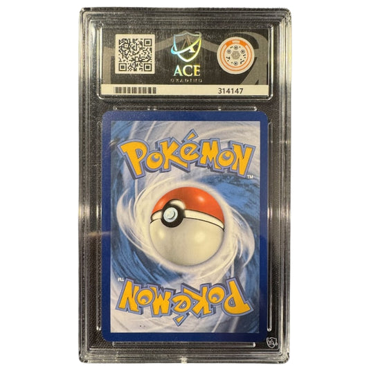 Flareon ex 146/131 ACE 9 – Pokémon Prismatic Evolutions graded slab back.