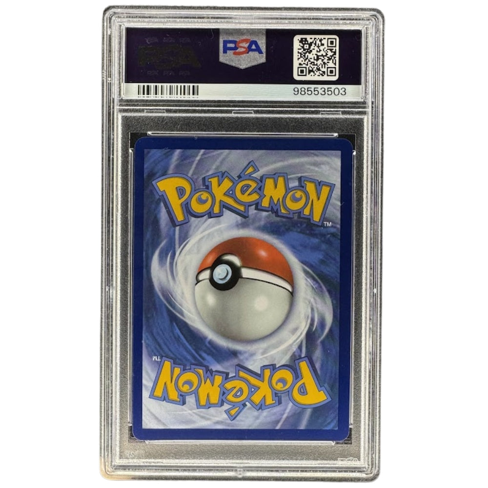 Glaceon VMAX 041/203 Holiday Calendar Snowflake Stamp PSA 10 back.