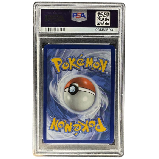 Glaceon VMAX 041/203 Holiday Calendar Snowflake Stamp PSA 10 back.