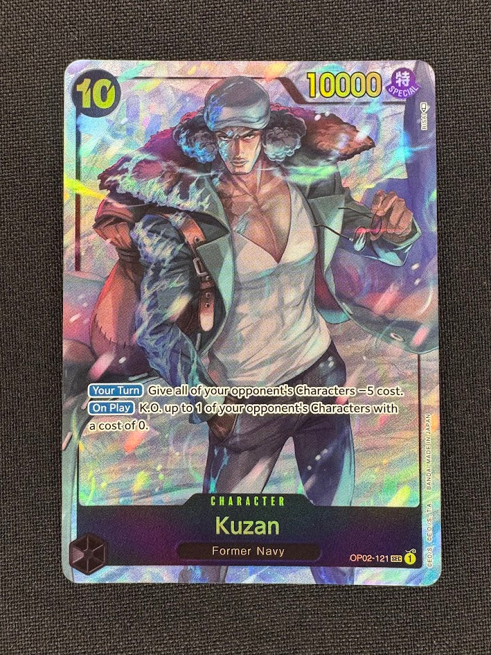 Kuzan – OP02 Paramount War – OP02-121 – Secret Rare Alt Art – Near Mint | Marley Collects