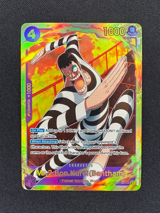 Mr. 2 Bon Kurei (Bentham) EB01-061 SEC – One Piece Card Game – Near Mint Front