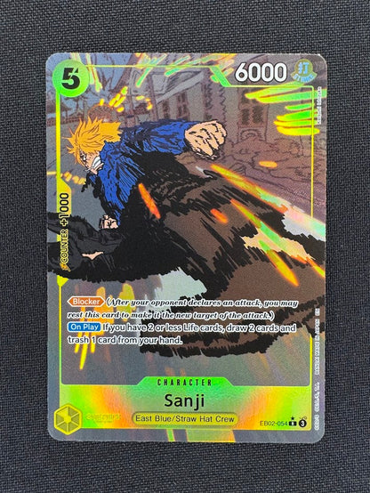 Sanji EB02-054 Rare Alt Art – Extra Booster Anime 25th Collection – Near Mint Front
