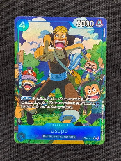 Usopp – EB02 Extra Booster Anime 25th Collection – EB02-022 – Rare Alt Art – Near Mint | Marley Collects #2