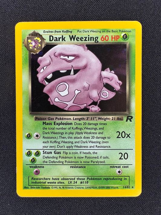 Dark Weezing 14/82 Holo Rare – Pokémon Team Rocket | Marley Collects Front