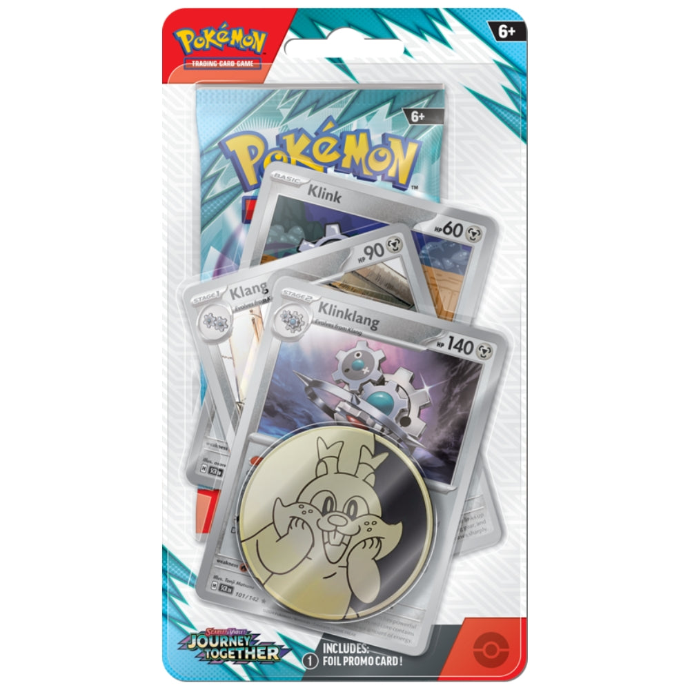 Pokemon Journey Together Premium Checklane Blister featuring Kinklang.