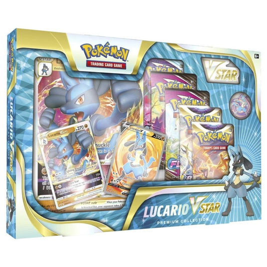 Pokémon TCG Sword & Shield Lucario Vstar Premium Collection Box New & Sealed