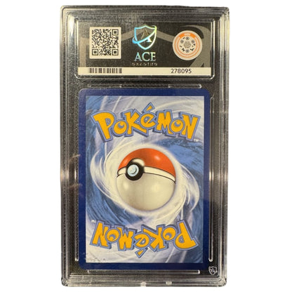 Lugia V 186/195 ACE 10 Pokémon Silver Tempest graded slab rear.