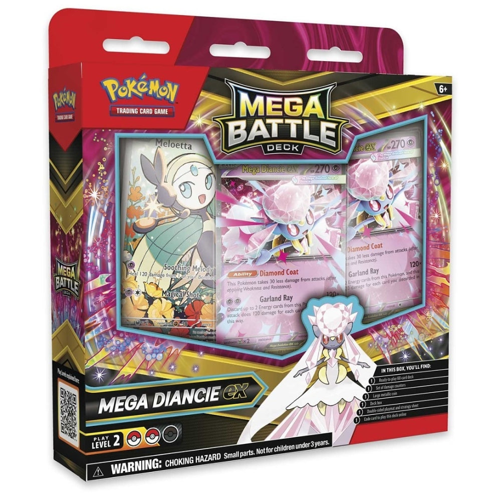 Pokémon TCG Mega Battle Deck Mega Diancie ex sealed product.