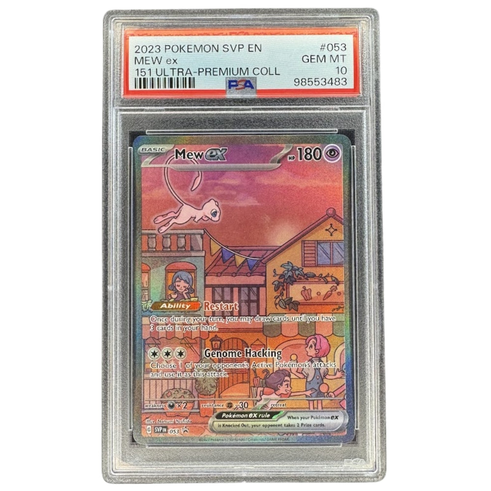 PSA 10 Mew ex SVP 053 from Pokémon 151 Ultra Premium Collection Front.