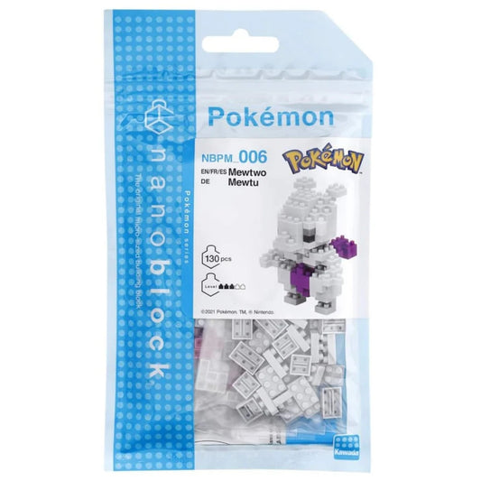 Pokémon Mewtwo micro block Nanoblock model kit.