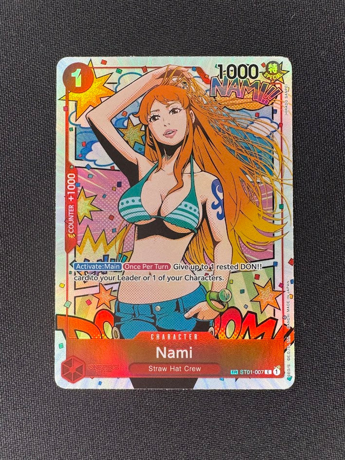 Nami ST01-007 Treasure Rare OP06 Wings of the Captain Near Mint front.
