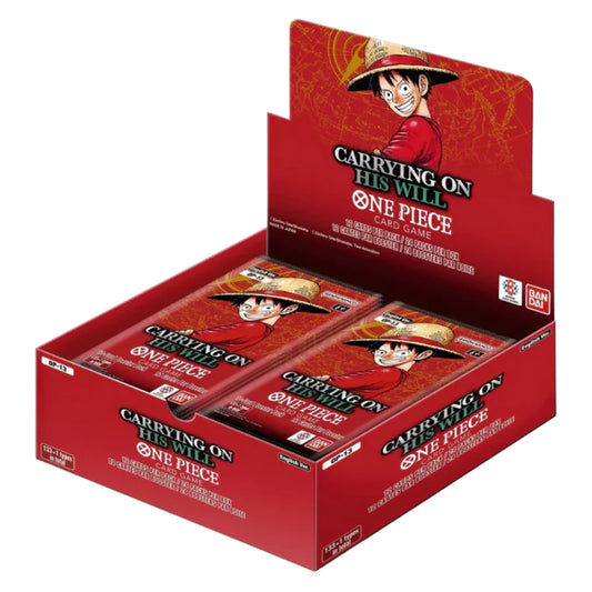One Piece Card Game OP13 Carrying On His Will Booster Box front.