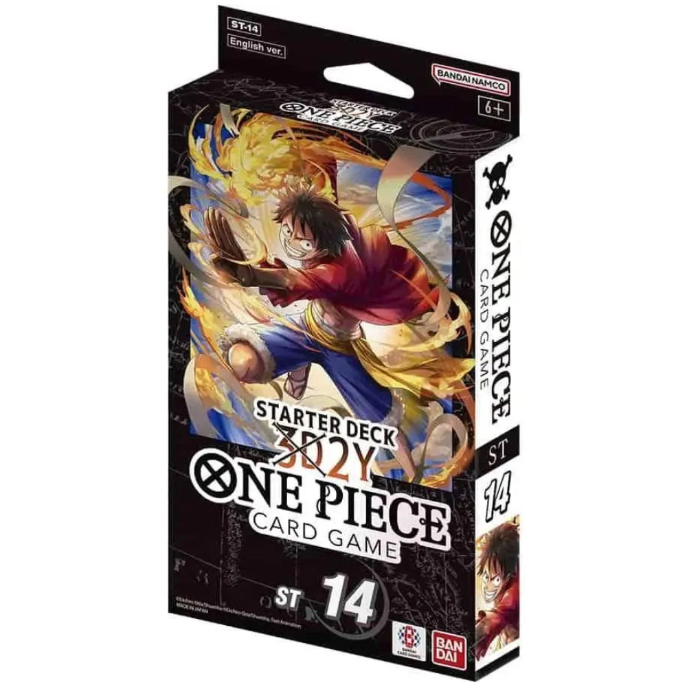 One Piece ST14 3D2Y Starter Deck Black front.