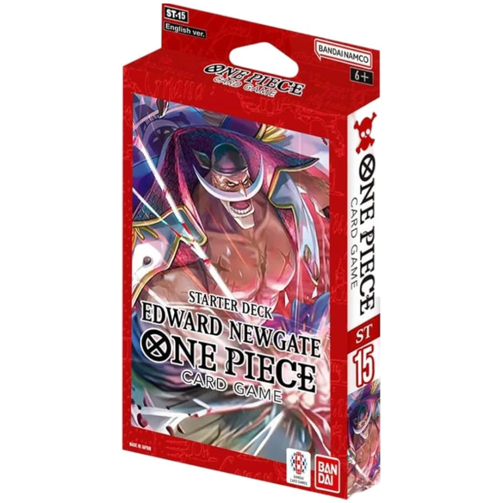 One Piece ST15 Edward Newgate Starter Deck Red front.