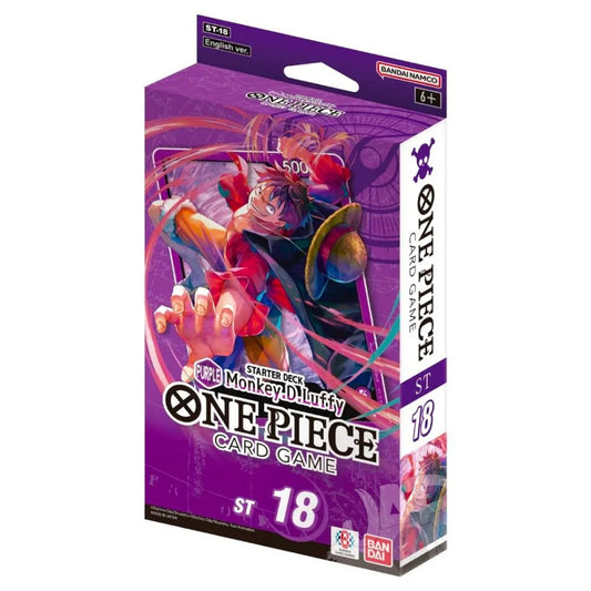 One Piece ST18 Monkey D Luffy Starter Deck Purple front.
