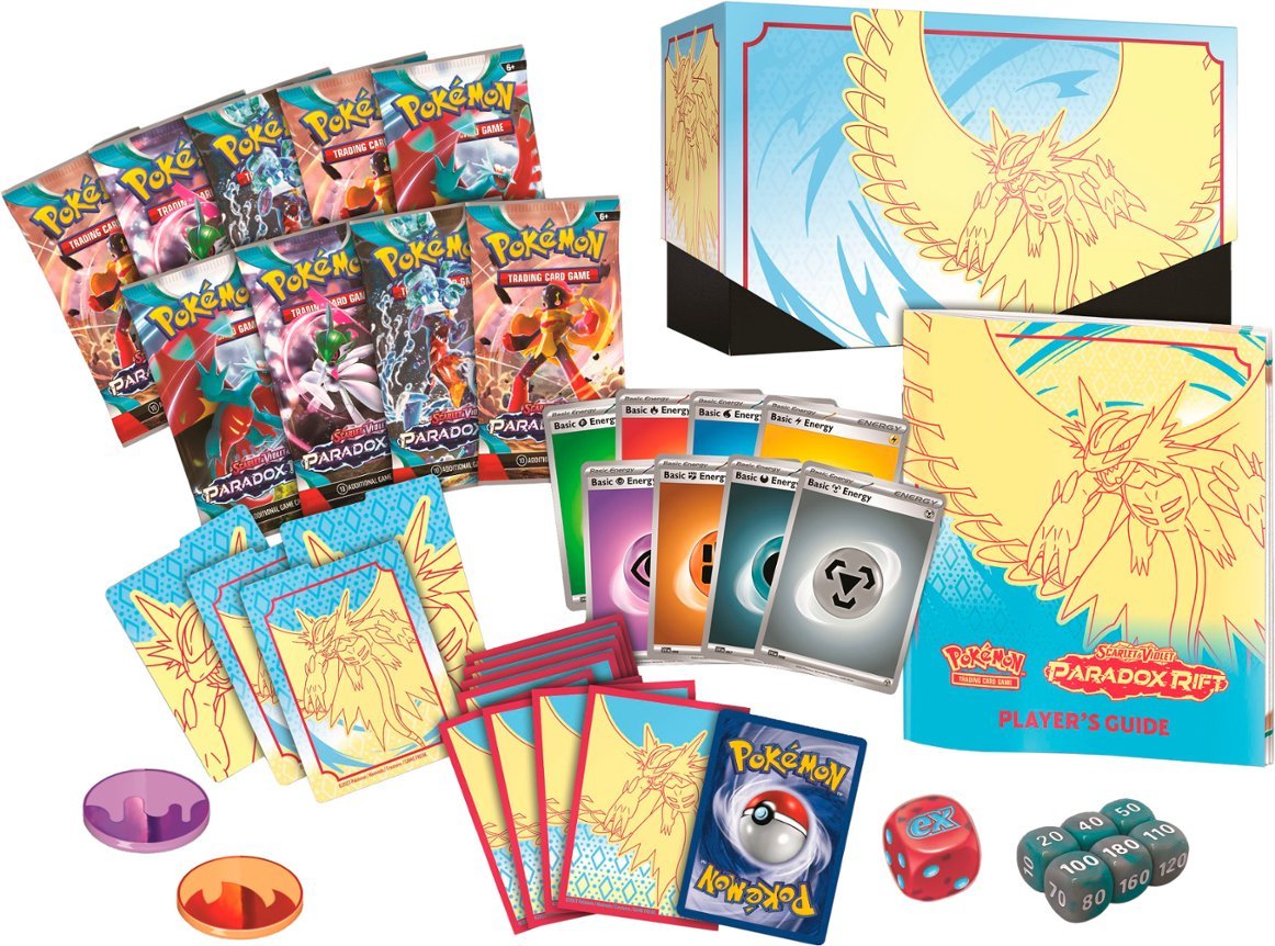 Pokemon TCG - Scarlet & Violet Paradox Rift - Elite Trainer Box - Iron Marley Collect's Ltd Pokemon TCG - Scarlet & Violet Paradox Rift - Elite Trainer Box - Iron Marley Collect's Ltd