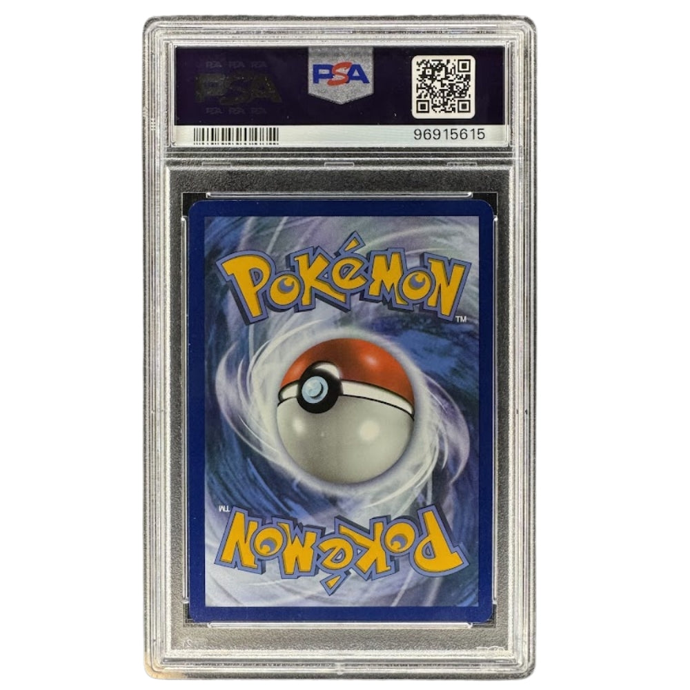 Pikachu on the Ball 001/005 PSA 9 Pokémon Futsal Promo card back.