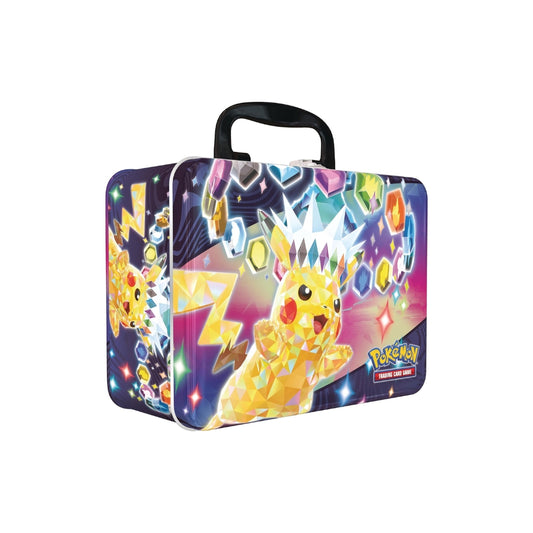 Pokemon Collector Chest 2024 Featuring Pikachu Front.