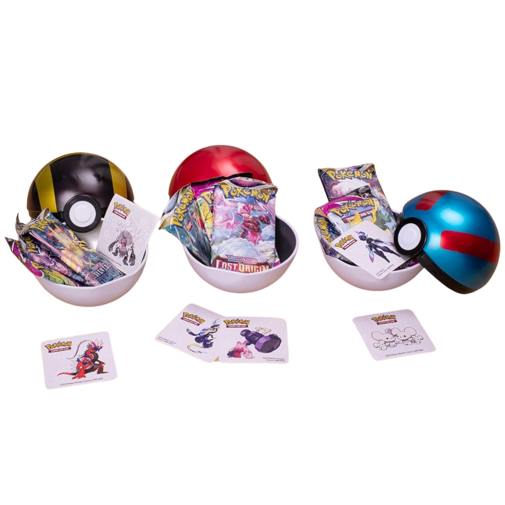 Pokemon TCG Series 9 Poke Ball Tin Bundle Includes Poke Ball, Great Ba Marley Collect's Ltd Pokemon TCG Series 9 Poke Ball Tin Bundle Includes Poke Ball, Great Ba Marley Collect's Ltd